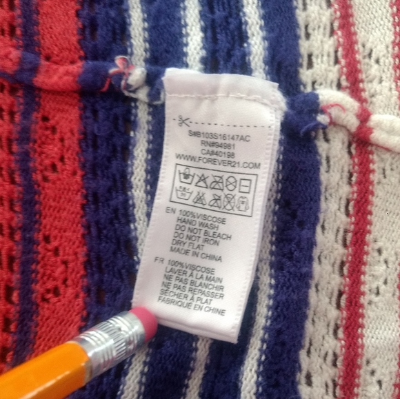 Boutique Forever 21 Patriotic Striped Cardigan - Picture 7 of 7